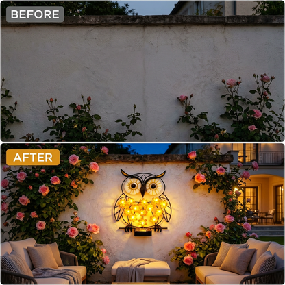 Charming Solar Owl Light for Garden & Patio
