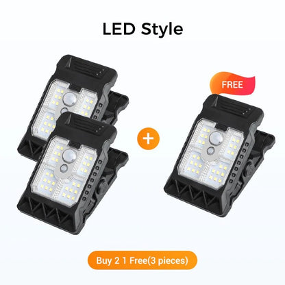 💡 USB & Solar Powered Motion Sensor Clip Lights – Perfect for gardens, balconies, and patios! 🏡✨