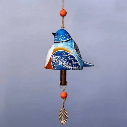 Hand-Painted Ceramic Bird wind Chimes (Handmade by Jordan Maynard)-Buy 2 Free Shipping