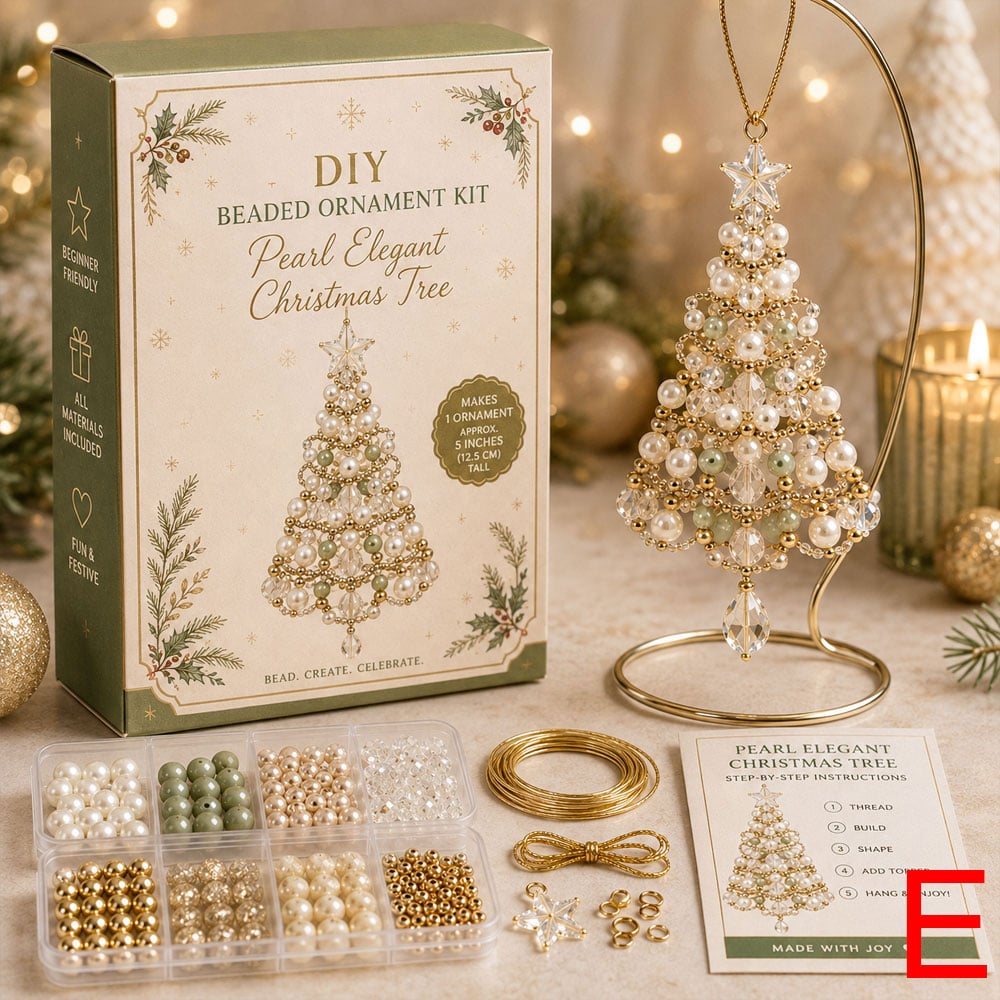 🎅 2026 Christmas Gift 50% Off--DIY Christmas Tree Beaded Ornament Kit