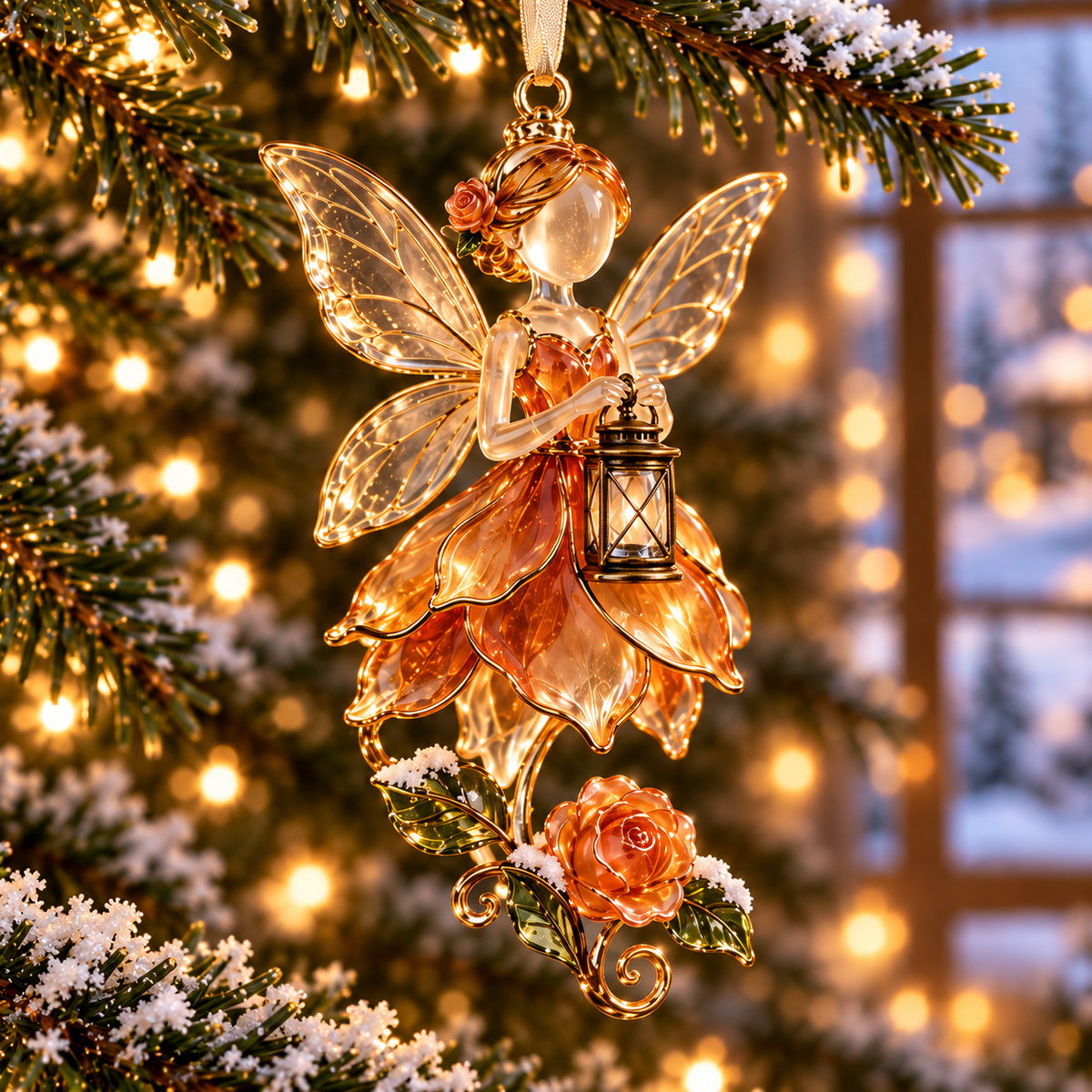 ⏳ Last Day 50% OFF - Winter Garden Fairies – 6 Enchanting Christmas Ornament Designs