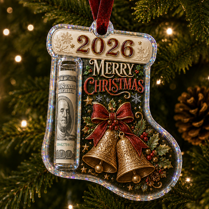 🎅 🎅2026 Christmas Gift 50% Off--Cash Clip Christmas Tree Ornament – Novelty Holiday Money Gift Clip | 9 Festive Styles