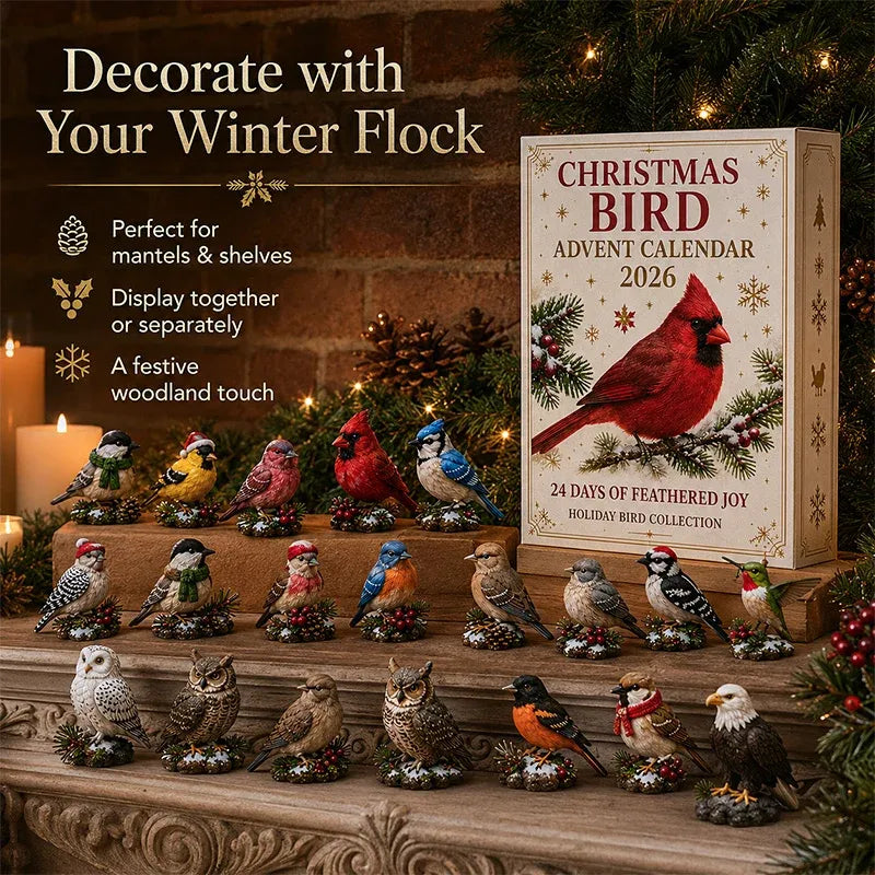 🎅🎅 2026 Christmas Gift 50% Off--🐦🎄 Christmas Bird Advent Calendar 2026 – 24 Days of Feathered Joy 🎁✨