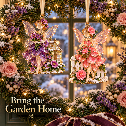 ⏳ Last Day 50% OFF - Winter Garden Fairies – 6 Enchanting Christmas Ornament Designs