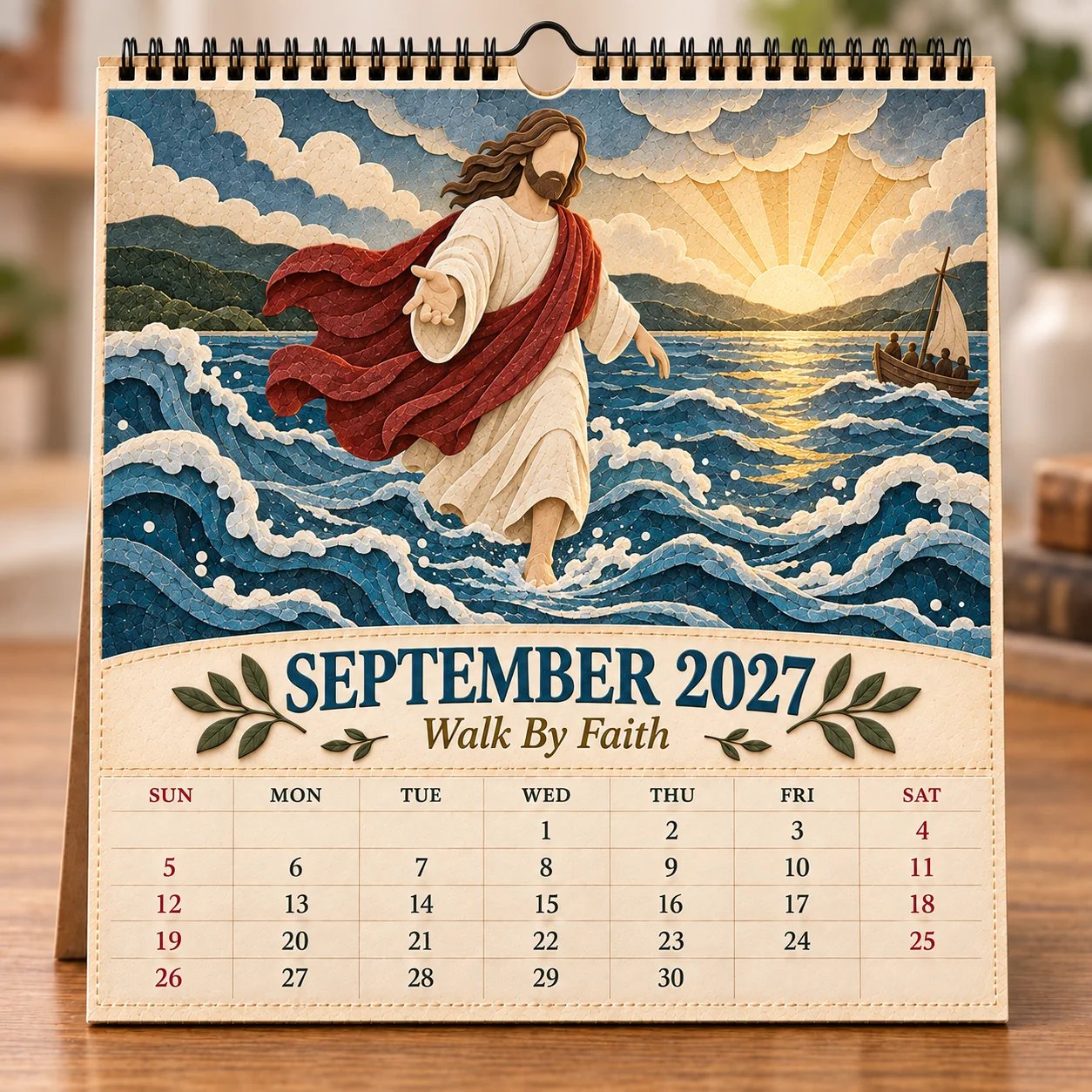 ✝️✝️  2027 Walking With Jesus Wall Calendar