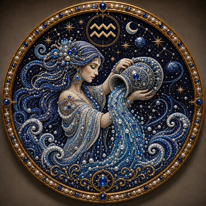 ♈♈12 Zodiac Signs Pearl Art Kit 🌙Buy 2+ Get Free Shipping
