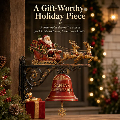 🎅 2026 Christmas Gift 50% Off--🎅 Santa Sleigh with Reindeer & Bell | 3D Christmas Outdoor Decoration