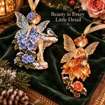 ⏳ Last Day 50% OFF - Winter Garden Fairies – 6 Enchanting Christmas Ornament Designs