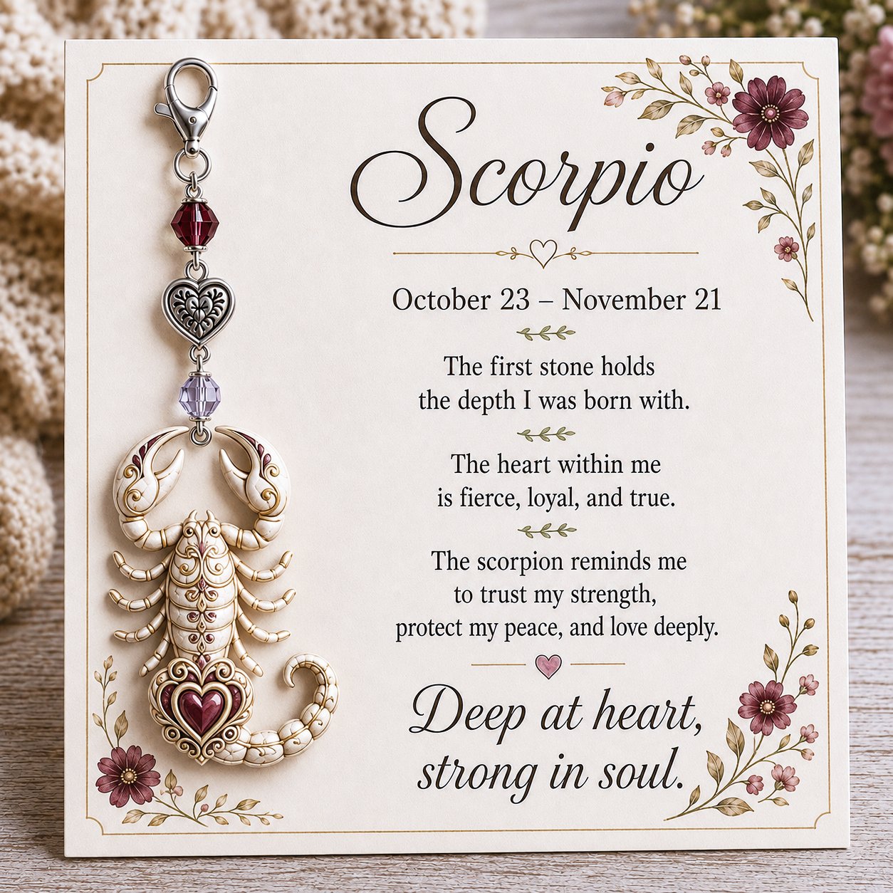 🎅🎅 2026 Christmas Gift 50% Off--✨  Commemorative keychains and cards featuring the birthstones of the 12 zodiac signs