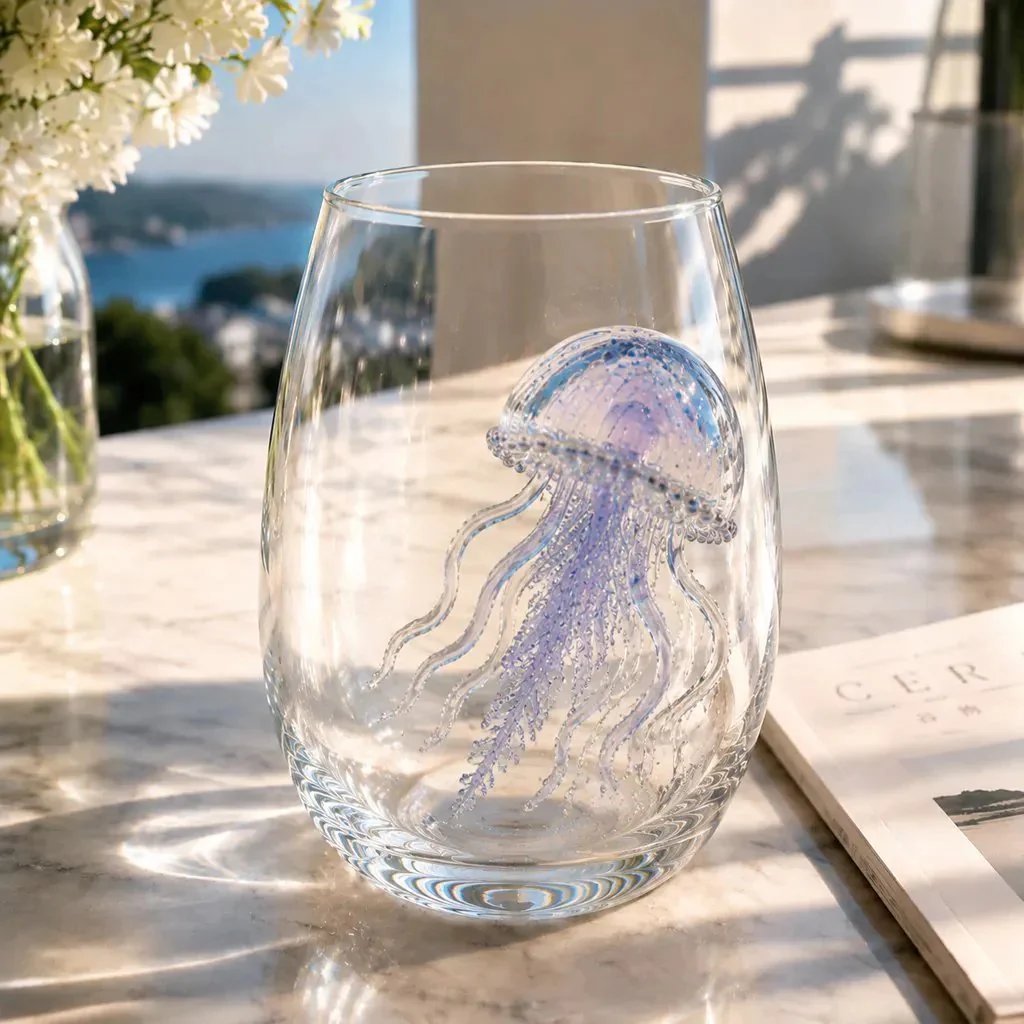🎁🎁The Perfect Beach House Gift 🌊3D Ocean Animal Artisan Glassware Collection