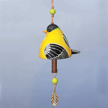 Hand-Painted Ceramic Bird wind Chimes (Handmade by Jordan Maynard)-Buy 2 Free Shipping