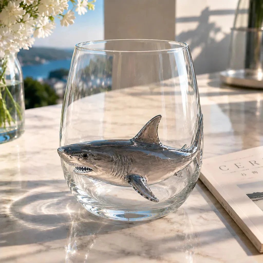 🎁🎁The Perfect Beach House Gift 🌊3D Ocean Animal Artisan Glassware Collection