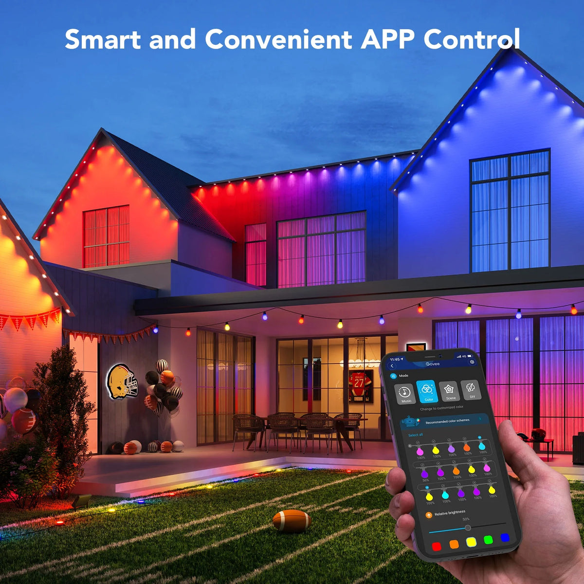 🔥Last Day Promotion 49% OFF🔥 - Smart Rainbow LED Permanent Outdoor Light