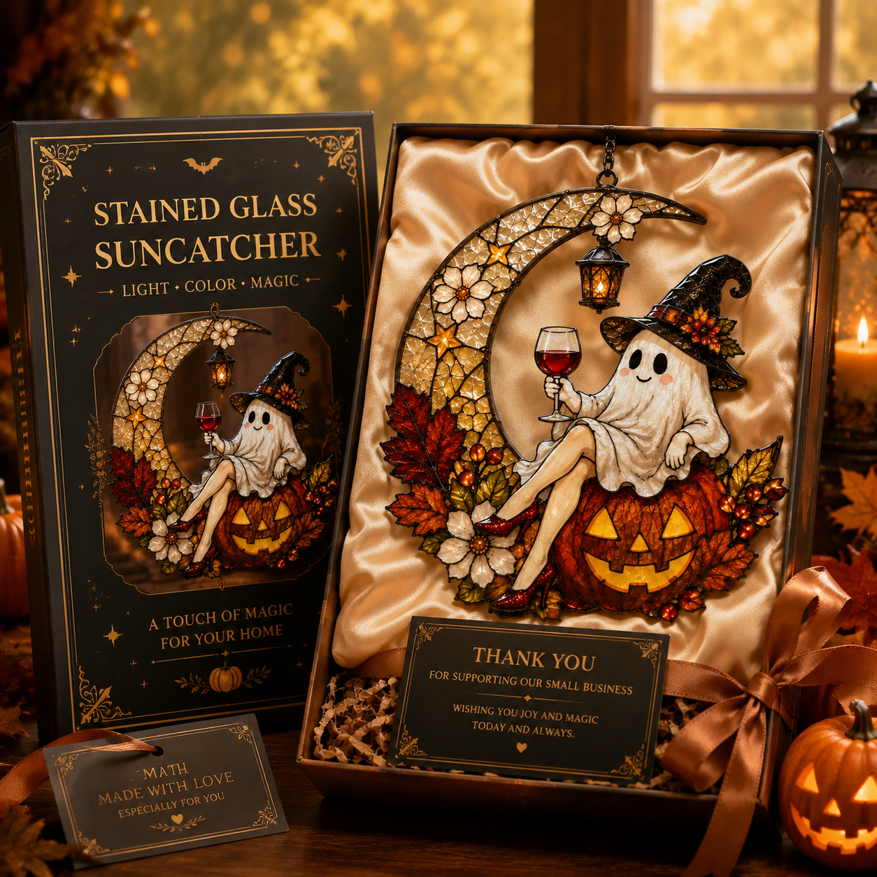 ⏰⏰LIMITED TIME 49% OFF!🔥Cute Halloween Ghost Window Hanging Decoration