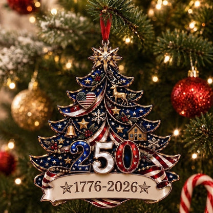🏆 LIMITED TIME — 60% OFF FLASH SALE - America 250th Anniversary Christmas Ornament