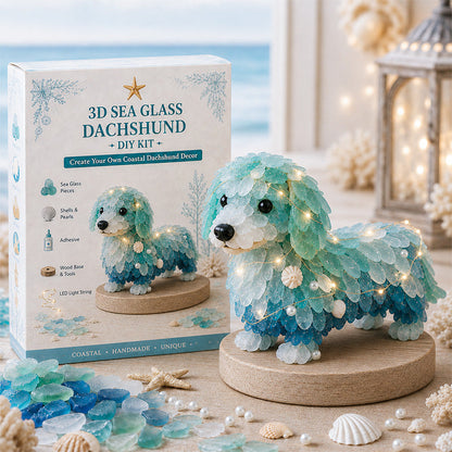 🌊🌊✨ DIY 3D Sea Glass Art Kit – Coastal & Christmas Collection