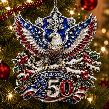 🏆 LIMITED TIME — 60% OFF FLASH SALE - America 250th Anniversary Christmas Ornament