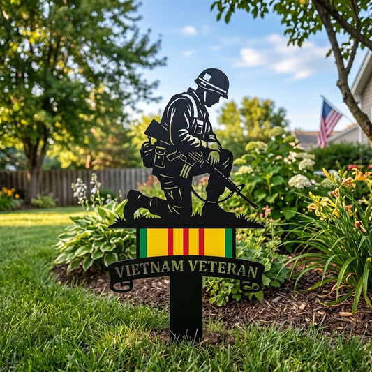 🔥Last Day 50% OFF🔥- Vietnam Veteran Tribute Garden Stake – Honor and Respect