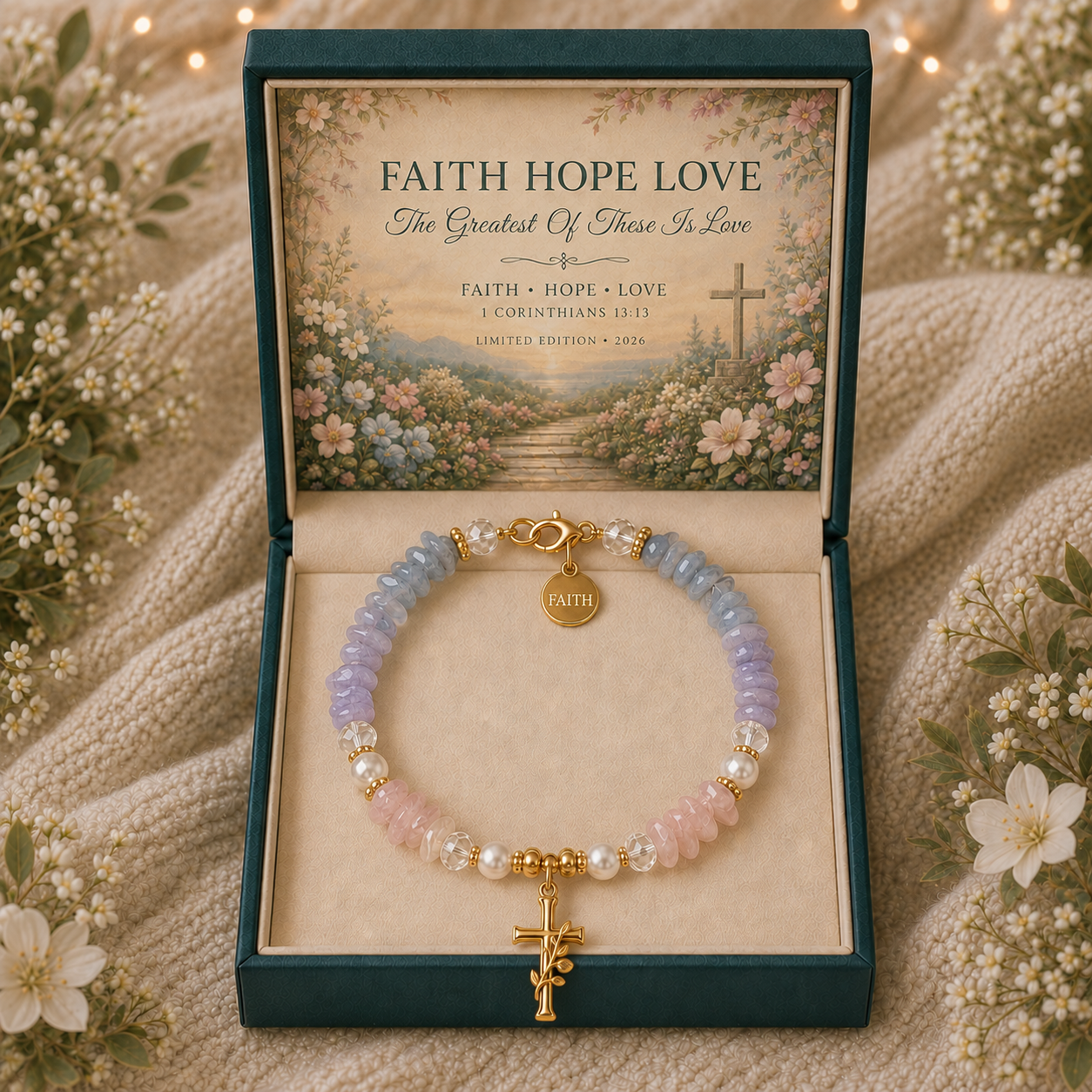 🎅🎅 2026 Christmas Gift 50% Off--✝️ Scripture Faith Bracelet Collection