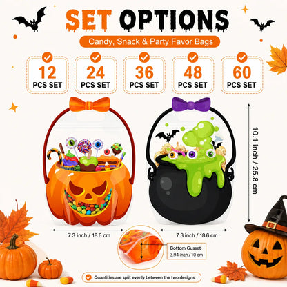 Halloween Goodie Bags for Kids - Trick or Treat Candy & Gift Bags