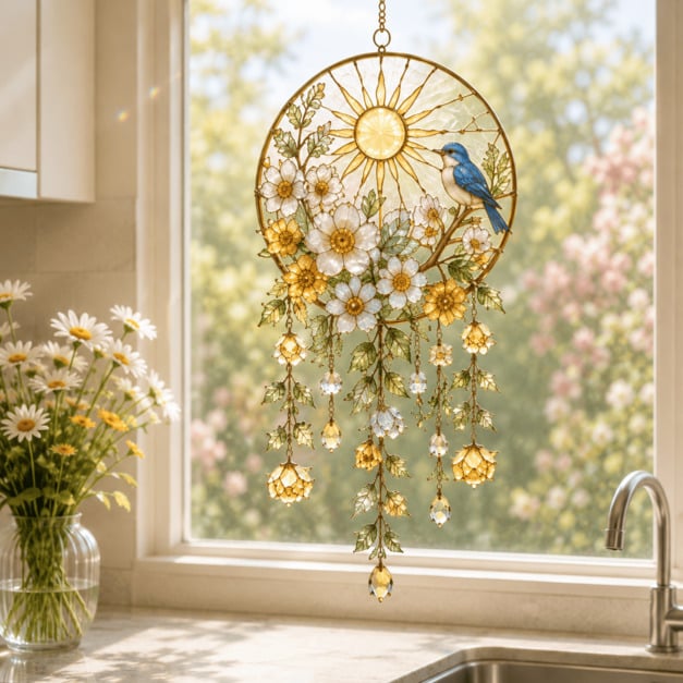 🔥🔥Last Day 50% OFF - 🌸Crystal Garden Suncatcher