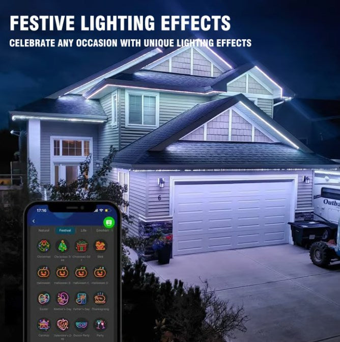 🔥Last Day Promotion 49% OFF🔥 - Smart Rainbow LED Permanent Outdoor Light