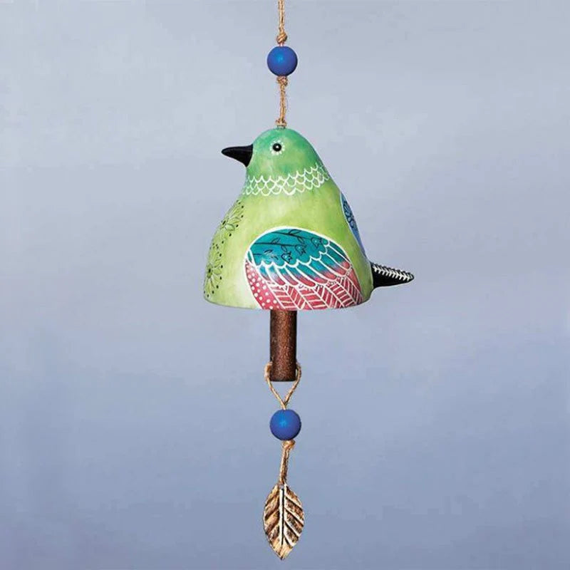 Hand-Painted Ceramic Bird wind Chimes (Handmade by Jordan Maynard)-Buy 2 Free Shipping