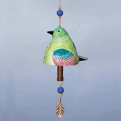 Hand-Painted Ceramic Bird wind Chimes (Handmade by Jordan Maynard)-Buy 2 Free Shipping