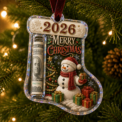 🎅 🎅2026 Christmas Gift 50% Off--Cash Clip Christmas Tree Ornament – Novelty Holiday Money Gift Clip | 9 Festive Styles
