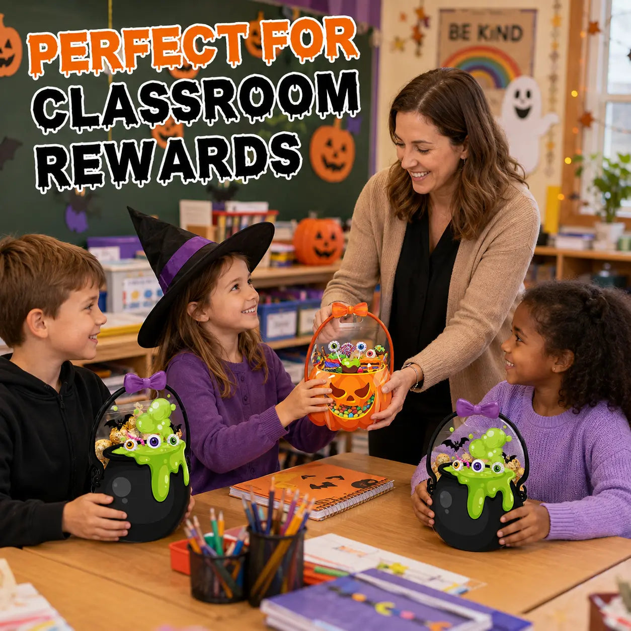 Halloween Goodie Bags for Kids - Trick or Treat Candy & Gift Bags