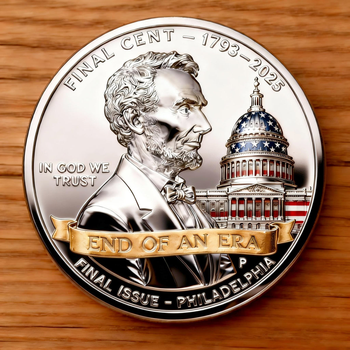 🏆Flash Sale 60% OFF - THE FINAL CENT 1793–2025 · END OF AN ERA