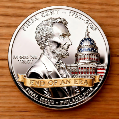🏆Flash Sale 60% OFF - THE FINAL CENT 1793–2025 · END OF AN ERA