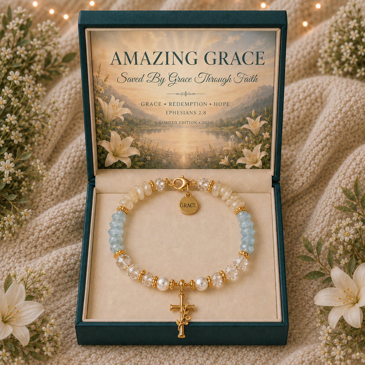 🎅🎅 2026 Christmas Gift 50% Off--✝️ Scripture Faith Bracelet Collection