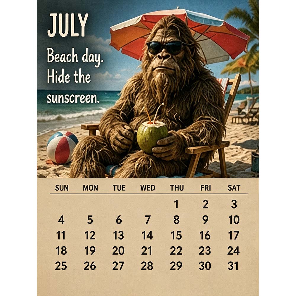 🦶🦶2027  Daily Life Calendar