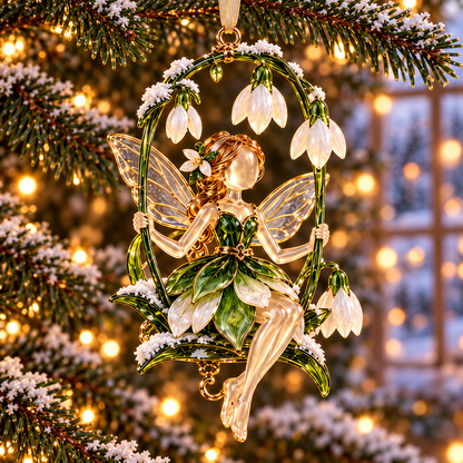 ⏳ Last Day 50% OFF - Winter Garden Fairies – 6 Enchanting Christmas Ornament Designs
