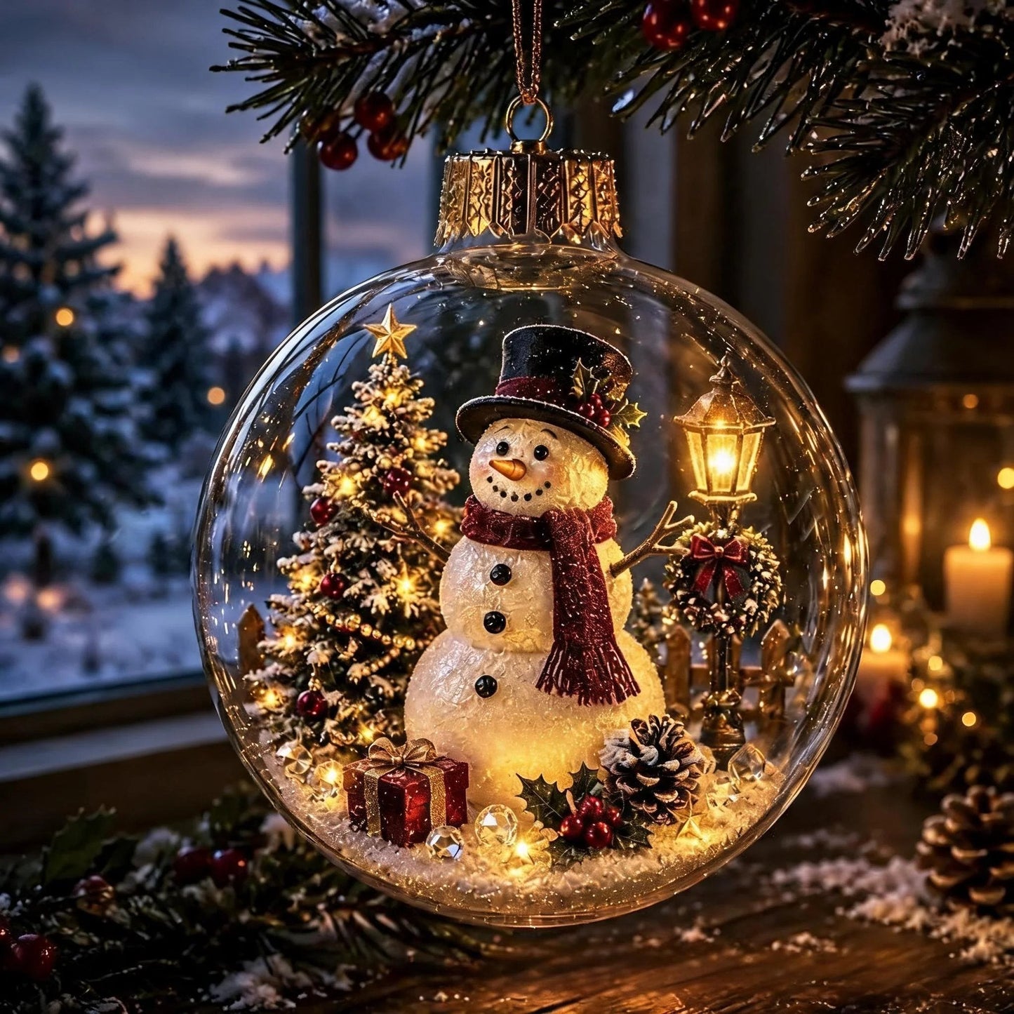 🎅 2026 Christmas Gift 50% Off--Glowing Christmas Diorama Ornament