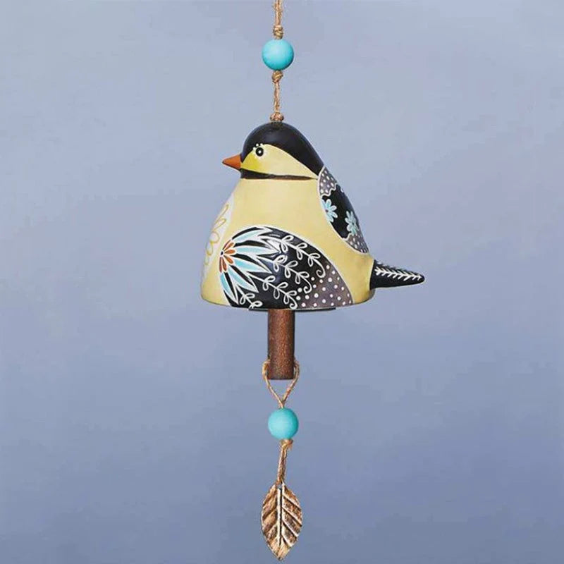 Hand-Painted Ceramic Bird wind Chimes (Handmade by Jordan Maynard)-Buy 2 Free Shipping