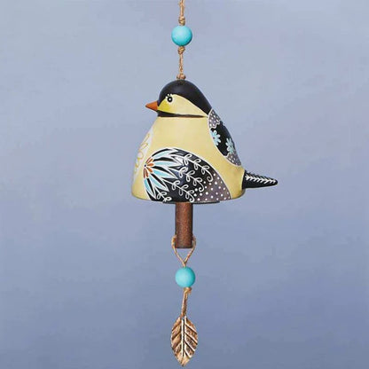 Hand-Painted Ceramic Bird wind Chimes (Handmade by Jordan Maynard)-Buy 2 Free Shipping