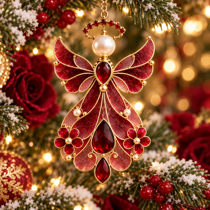 🔥LAST DAY 50% OFF🔥 - 12-Month Birthstone Angel Ornament Collection – Stained Glass Christmas Tree Decorations & Meaningful Keepsake Gifts