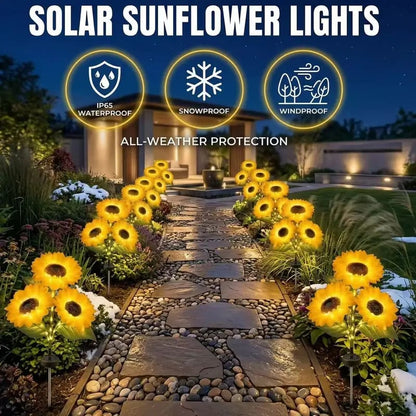 🌻Early Summer Garden Upgrade 59% OFF- 🌞Solar LED Sunflower Garden Lights