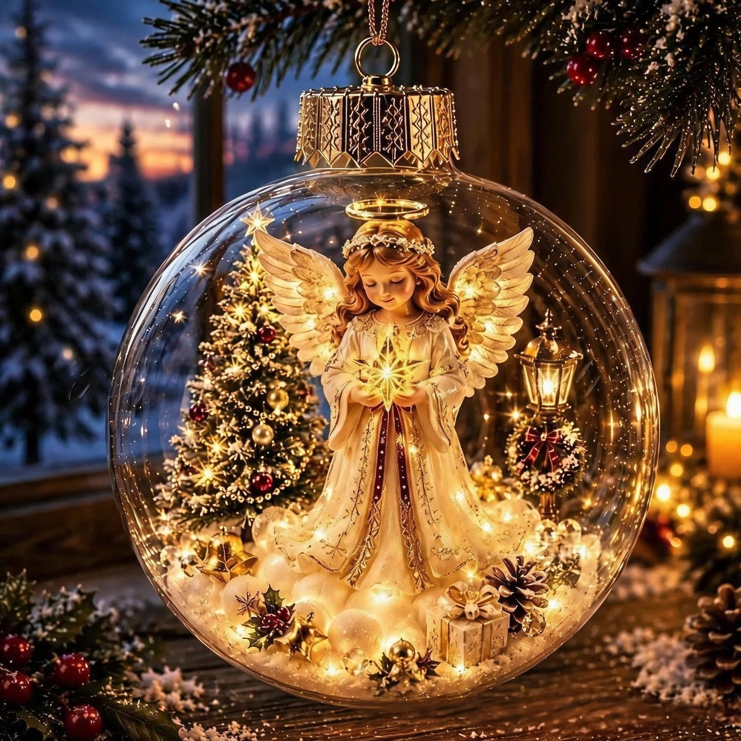 🎅 2026 Christmas Gift 50% Off--Glowing Christmas Diorama Ornament