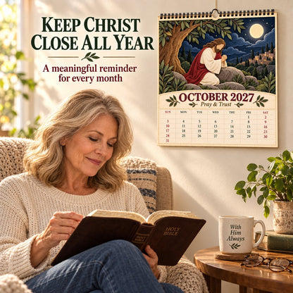 ✝️✝️  2027 Walking With Jesus Wall Calendar