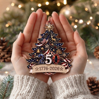 🏆 LIMITED TIME — 60% OFF FLASH SALE - America 250th Anniversary Christmas Ornament