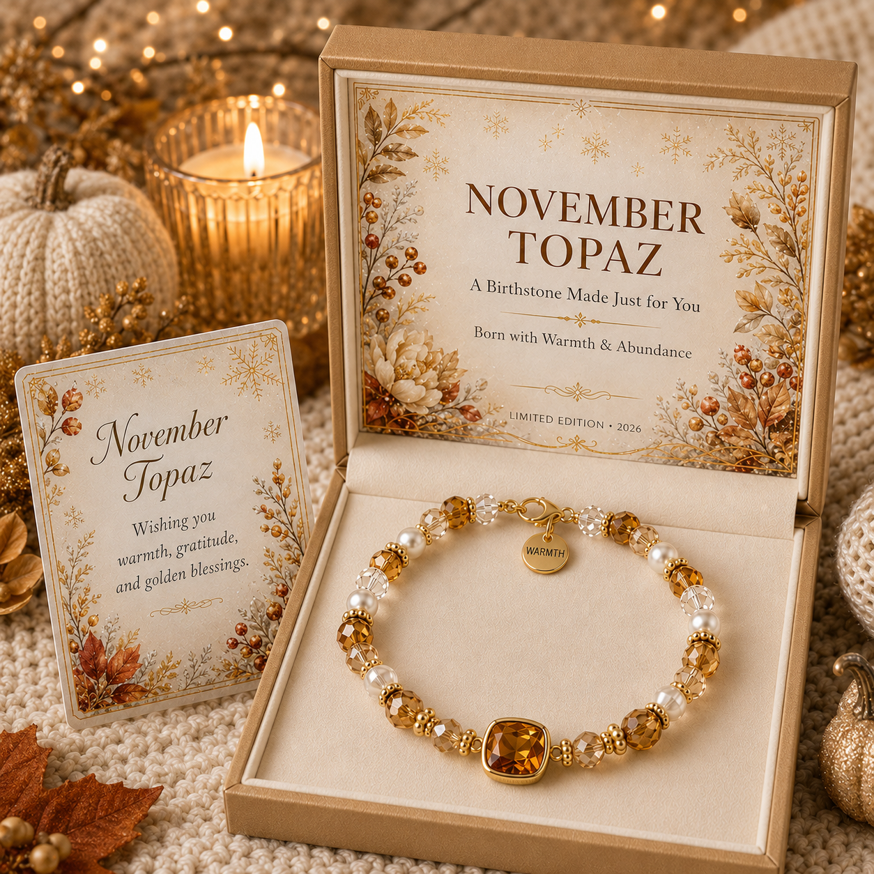 🎅  2026 Christmas Gift 50% Off--💎 Birthstone Meaning Bracelet | Limited Edition 2026