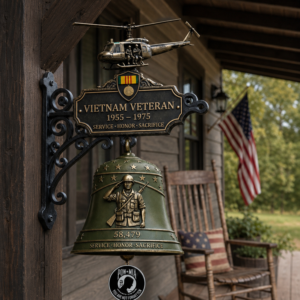 🔔🔔 Last Day Promo: 50% OFF -Vietnam Veteran Tribute Wall Bell