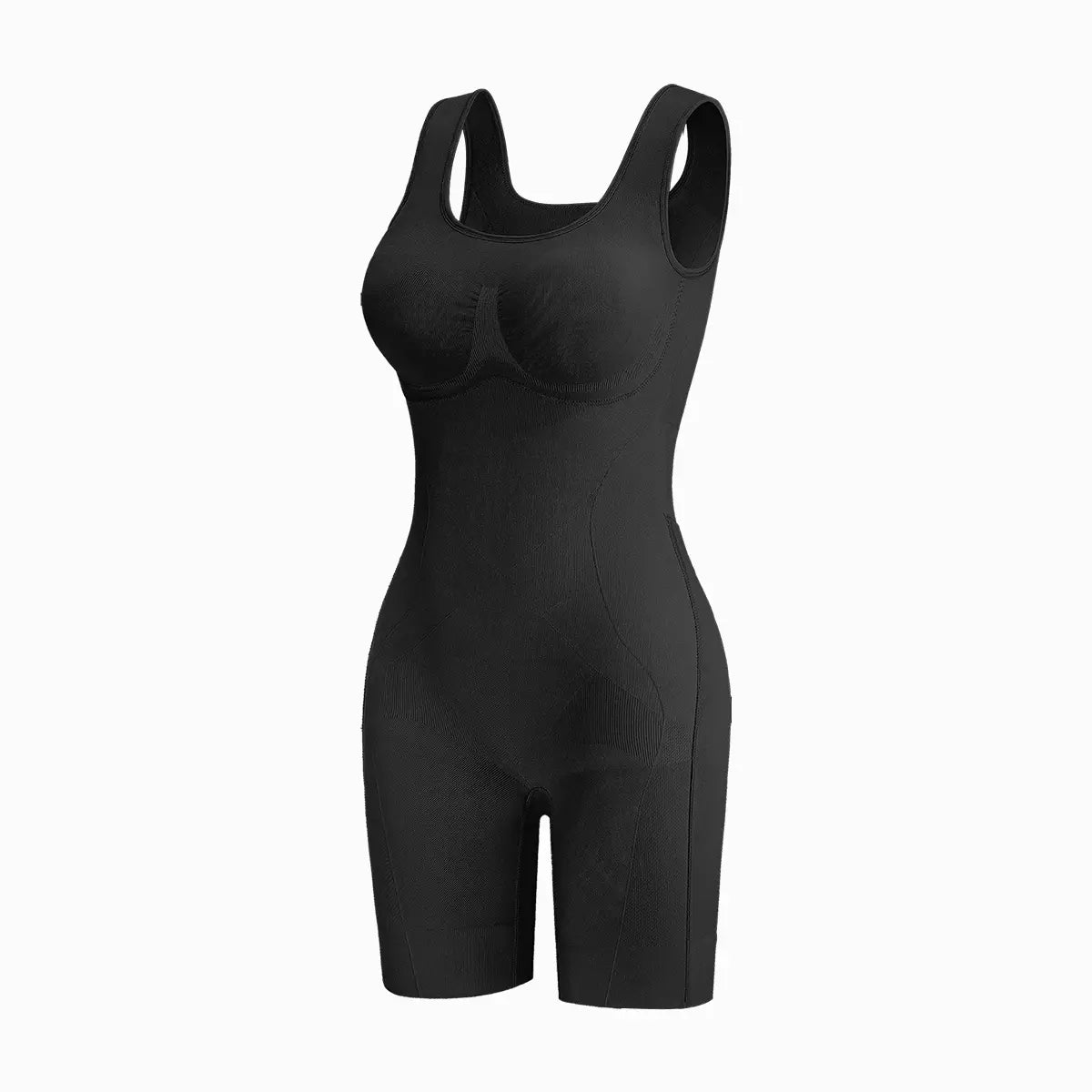 🧘Tummy Control Butt Lifter Faja Bodysuit, Back Support Scrunch Back Open Design