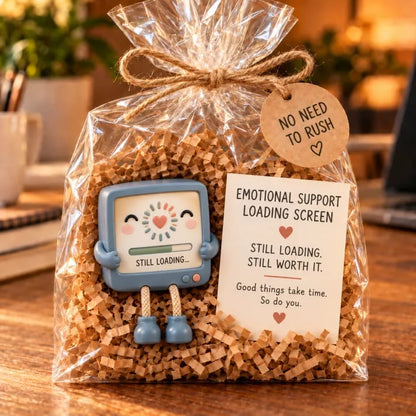 💖💖💖 Emotional Support Desk Companions 🎁 Funny Coworker Gift with Encouraging Message Card