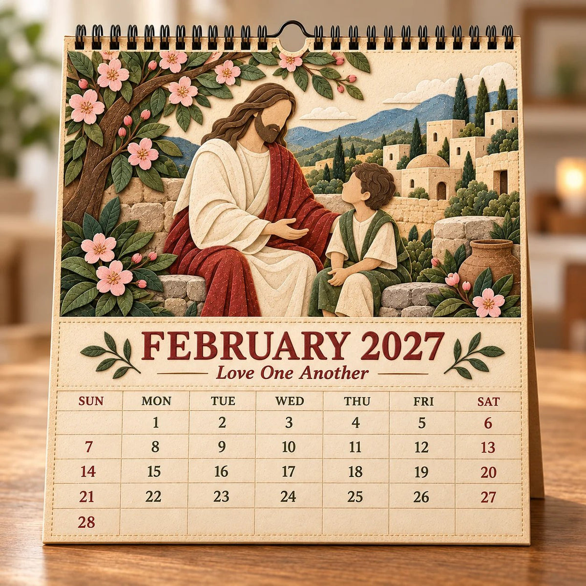 ✝️✝️  2027 Walking With Jesus Wall Calendar