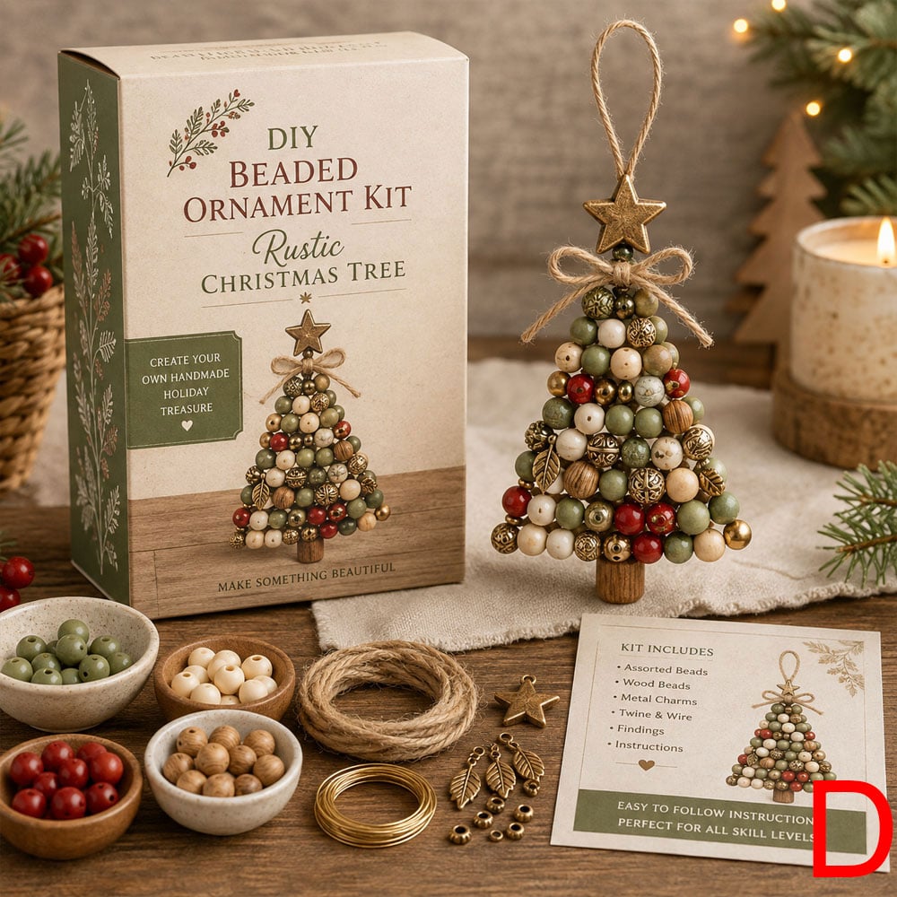 🎅🎅 2026 Christmas Gift 50% Off--DIY Christmas Tree Beaded Ornament Kit