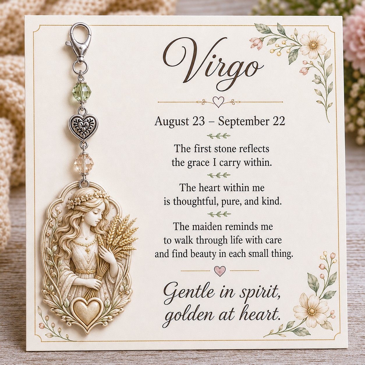 🎅🎅 2026 Christmas Gift 50% Off--✨  Commemorative keychains and cards featuring the birthstones of the 12 zodiac signs